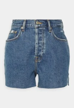7 For All Mankind EASY RUBY SHORT BLAZE - Jeans Shorts - Mid Blue -7 For All Mankind 078395b54de941509258194d0ca7b8a4