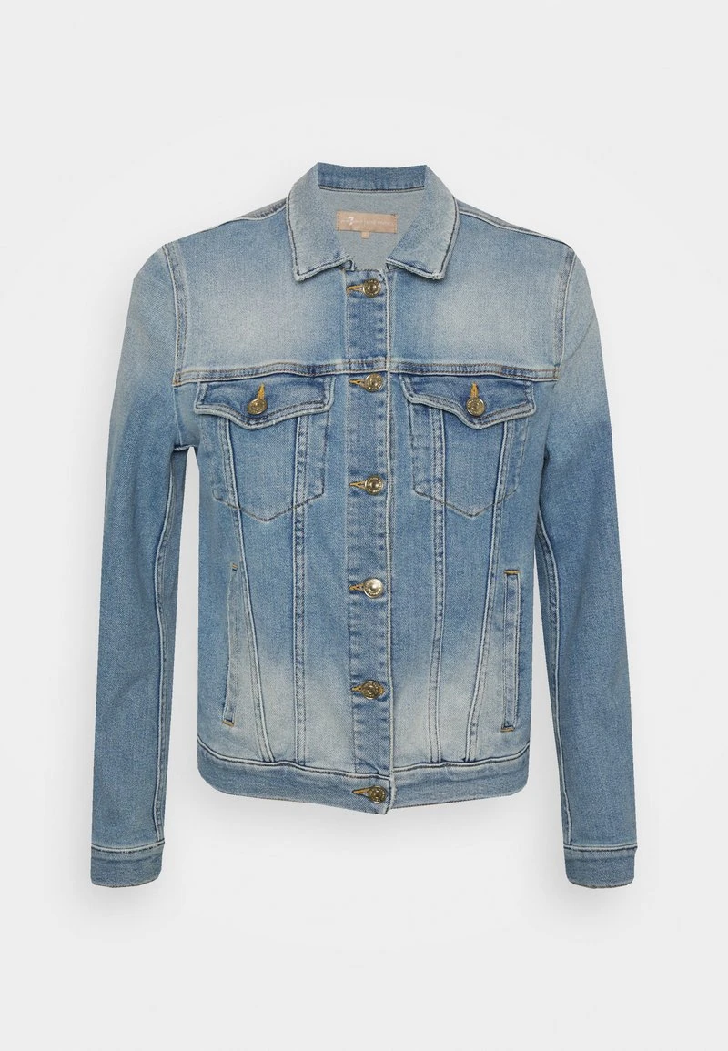 7 For All Mankind MODERN TRUCKER LUX VIN DRE TIM - Jeansjacke - Light Blue 6 7 For All Mankind MODERN TRUCKER LUX VIN DRE TIM - Jeansjacke - Light Blue – Bild 4