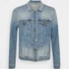 7 For All Mankind MODERN TRUCKER LUX VIN DRE TIM - Jeansjacke - Light Blue