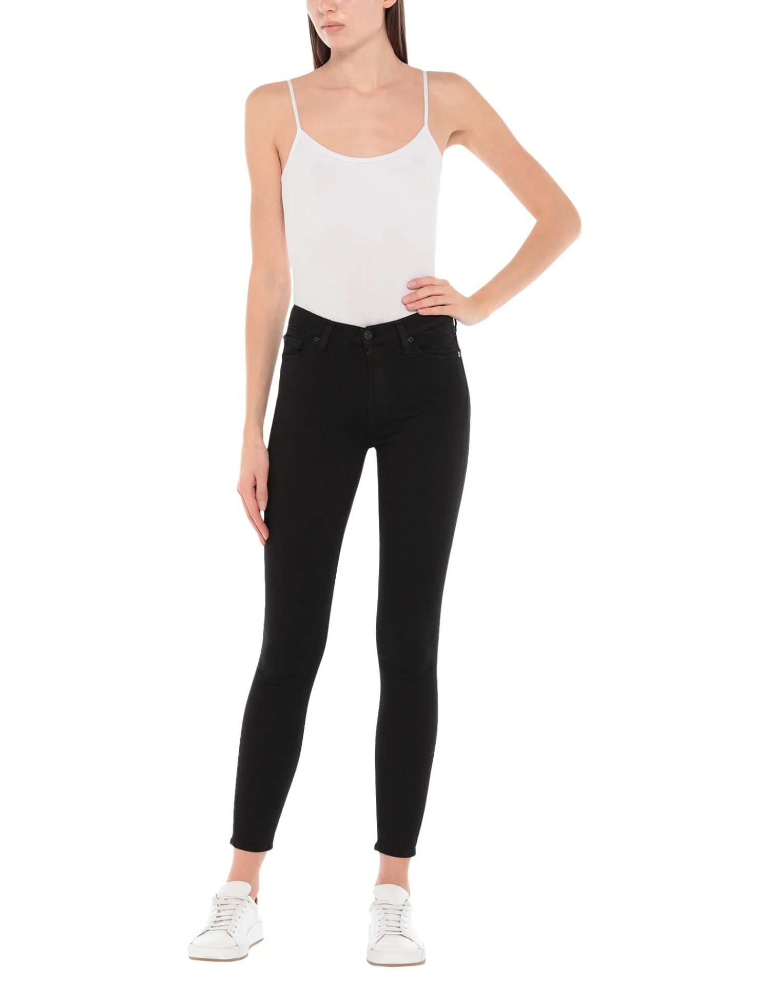 7 FOR ALL MANKIND | Hosen Schwarz Damen 4 7 FOR ALL MANKIND | Hosen Schwarz Damen – Bild 2