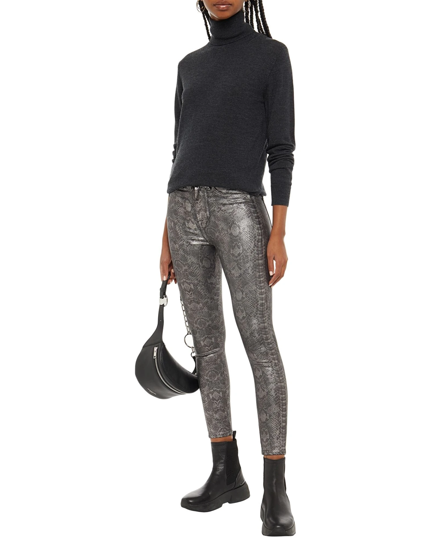 7 FOR ALL MANKIND | Hosen Grau Damen 4 7 FOR ALL MANKIND | Hosen Grau Damen – Bild 2