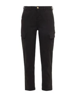 7 FOR ALL MANKIND | Cargohose Schwarz Damen