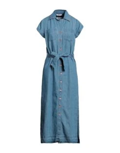 7 FOR ALL MANKIND | Jeanskleid Blau Damen