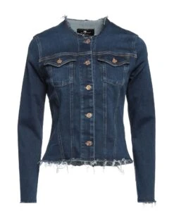 7 FOR ALL MANKIND | Jeansjacke Blau Damen