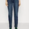 7 For All Mankind ELLIE LUXVINSPO - Jeans Straight Leg - Dark Blue -7 For All Mankind 16a93eb82d444c6faae51190d7d7f4fb