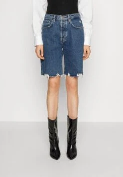 7 For All Mankind ANDY SHORTS BLAZE - Jeans Shorts - Mid Blue