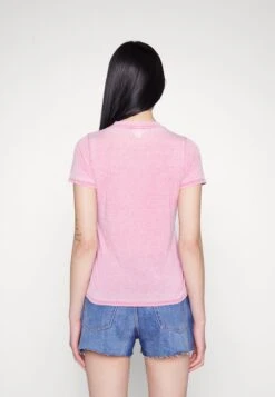 7 For All Mankind LCREWNECK - T-Shirt Basic - Pink -7 For All Mankind 1e060cb6ef6e470ca01a9e90017c19a6