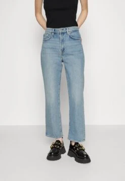 7 For All Mankind LOGAN STOVEPIPE AIR WASH - Jeans Straight Leg - Light Blue