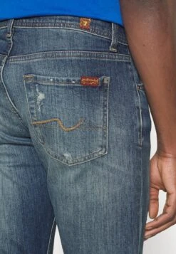 7 For All Mankind SLIMMY TAPERED - Jeans Tapered Fit - Dark Blue -7 For All Mankind 2b3d021be1a14f2bbe737871b62fe5ee