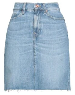 7 FOR ALL MANKIND | Rock Blau Damen