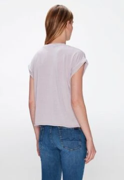 7 For All Mankind T-Shirt Basic - Violet -7 For All Mankind 3217ee401923491b8f12a79640158520
