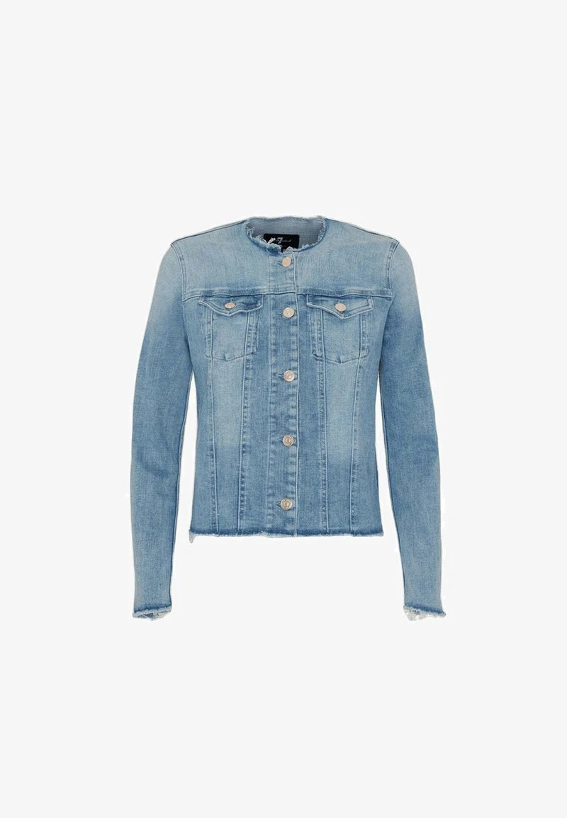 7 For All Mankind GIACCA SLIM ILLUSION BLISSFUL AZZURRO - Jeansjacke - Denim 8 7 For All Mankind GIACCA SLIM ILLUSION BLISSFUL AZZURRO - Jeansjacke - Denim – Bild 6