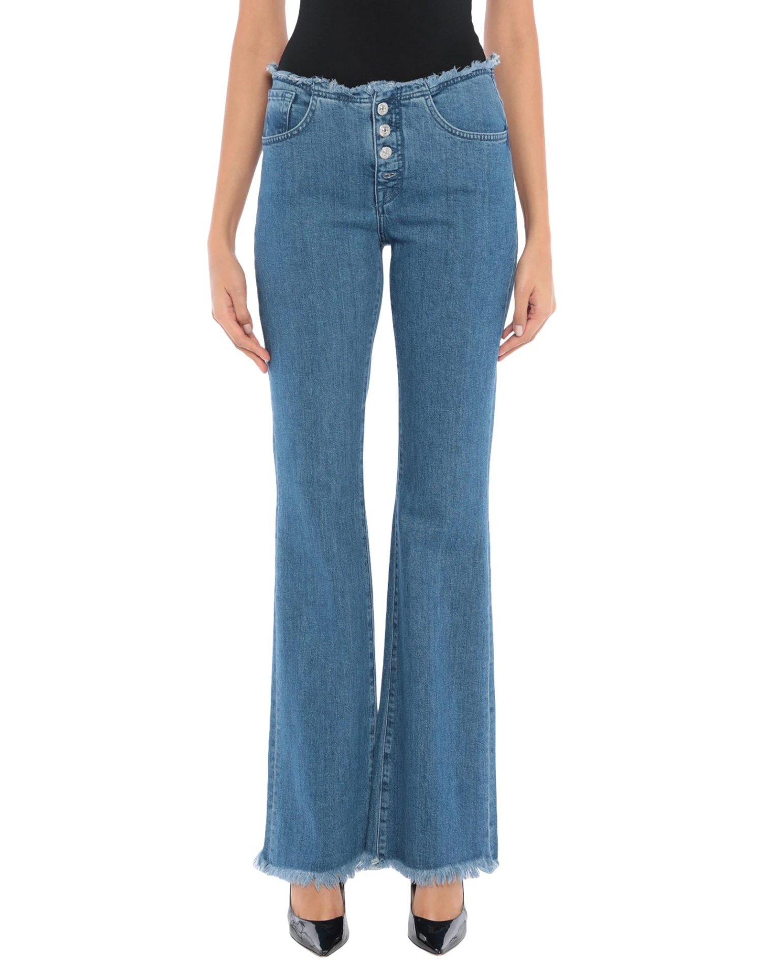 MARQUES' ALMEIDA X 7 FOR ALL MANKIND | Boot Cut Blau Damen 3 MARQUES' ALMEIDA X 7 FOR ALL MANKIND | Boot Cut Blau Damen