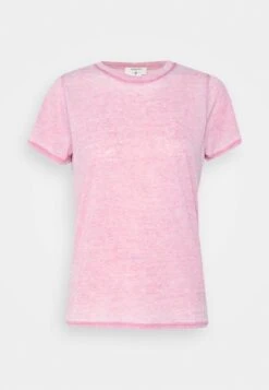 7 For All Mankind LCREWNECK - T-Shirt Basic - Pink -7 For All Mankind 4e17f07448e742eb8c739828560168e2