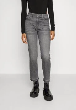 7 For All Mankind THE CROP SOHO - Jeans Straight Leg - Grey