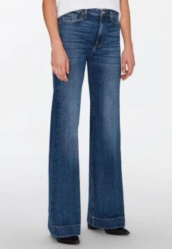 7 For All Mankind MODERN DOJO - Flared Jeans - Light Blue