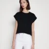 7 For All Mankind T-Shirt Basic - Black -7 For All Mankind 5c039a3c81fd4782a27a6be21371af26