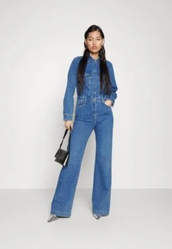 7 For All Mankind LUXE WIND - Jumpsuit - Light Blue -7 For All Mankind 65f42fc722234bc8b5dbd0f7a4de65e4