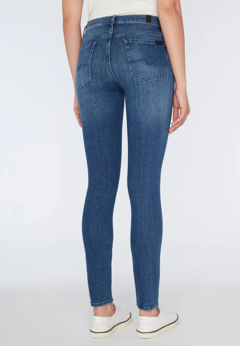7 For All Mankind SLIILLADV - Jeans Skinny Fit - Mid Blue 5 7 For All Mankind SLIILLADV - Jeans Skinny Fit - Mid Blue – Bild 3