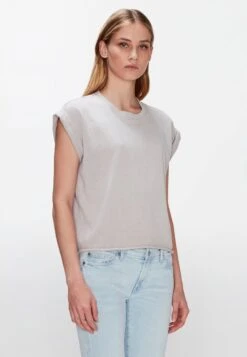 7 For All Mankind T-Shirt Basic - Grey