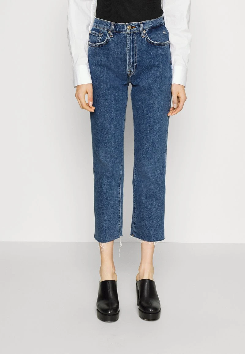 7 For All Mankind LOGAN STOVEPIPE BLAZE - Jeans Straight Leg - Mid Blue 3 7 For All Mankind LOGAN STOVEPIPE BLAZE - Jeans Straight Leg - Mid Blue