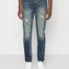 7 For All Mankind SLIMMY TAPERED - Jeans Tapered Fit - Dark Blue -7 For All Mankind 894e85aa9e1c47d49091591fe7bbce35