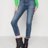 7 For All Mankind THE CROP SOHO - Jeans Straight Leg - Light Blue