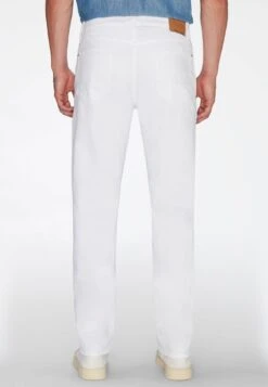7 For All Mankind Jeans Straight Leg - White -7 For All Mankind 8a52b693cf654565a9bad3c28d385d8a