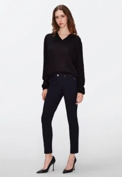 7 For All Mankind THE ANKLE - Jeans Skinny Fit - Dark Blue -7 For All Mankind 8ddcdf3906c546f289028df26371a737