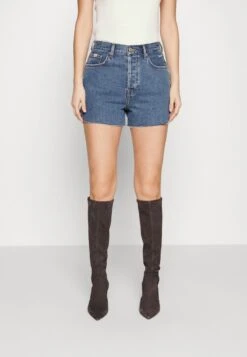 7 For All Mankind EASY RUBY SHORT BLAZE - Jeans Shorts - Mid Blue -7 For All Mankind 937c76834d564363a059216d2055b493 1