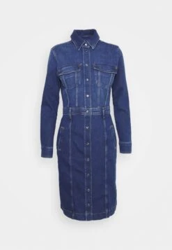 7 For All Mankind LUXE DRESS SOLUTION - Jeanskleid - Dark Blue -7 For All Mankind 99f427f79daa497d85561ec4a5225ec6