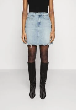 7 For All Mankind MIA SKIRT AIR WASH - Minirock - Light Blue -7 For All Mankind 9deead359bd14ce89b527e6aea549e57 1