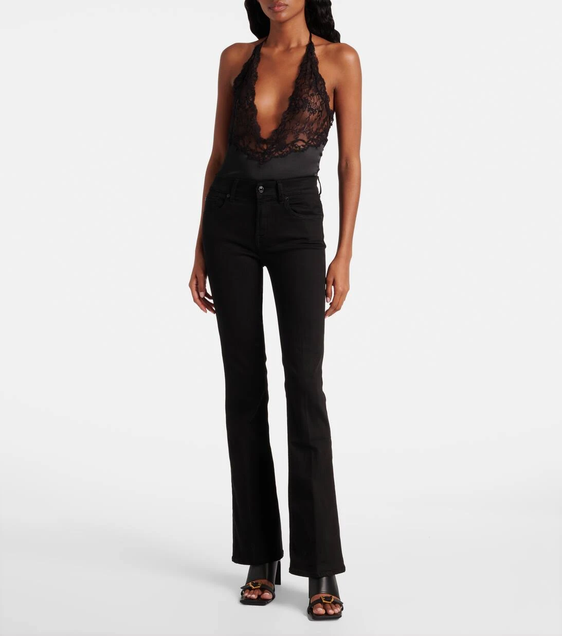 7 For All Mankind Mid-Rise Bootcut Jeans B(AIR) 8 7 For All Mankind Mid-Rise Bootcut Jeans B(AIR) – Bild 6