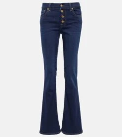 7 For All Mankind Low-Rise Bootcut Jeans