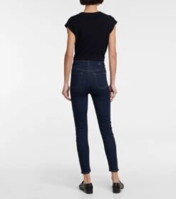 7 For All Mankind High-Rise Skinny Jeans Aubrey -7 For All Mankind P00740932 b2