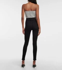 7 For All Mankind High-Rise Skinny Jeans Ultra -7 For All Mankind P00740933 b2