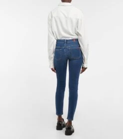 7 For All Mankind High-Rise Skinny Jeans Roxanne -7 For All Mankind P00740960 b2