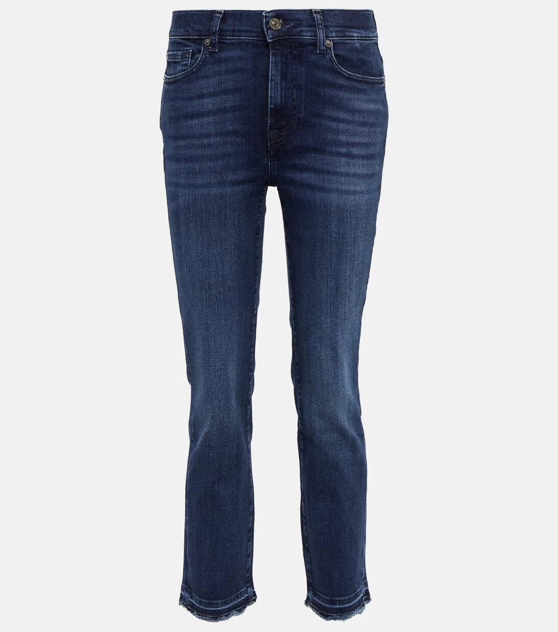 7 For All Mankind High-Rise Jeans The Straight Crop 3 7 For All Mankind High-Rise Jeans The Straight Crop