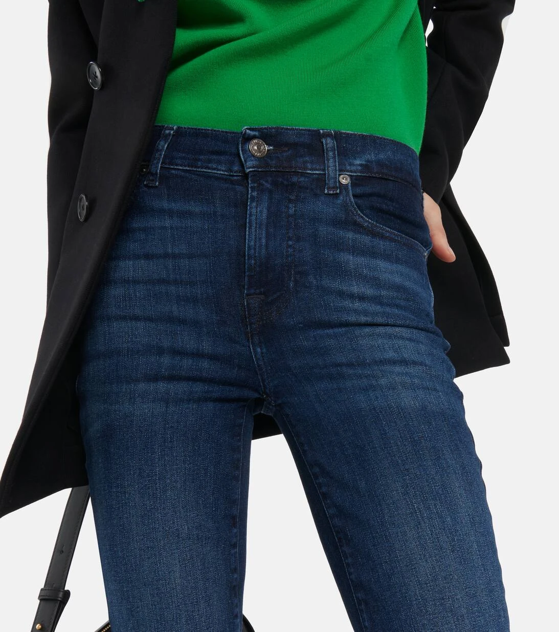 7 For All Mankind High-Rise Jeans The Straight Crop 6 7 For All Mankind High-Rise Jeans The Straight Crop – Bild 4