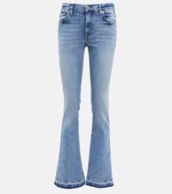 7 For All Mankind Mid-Rise Jeans Bootcut Tailorless