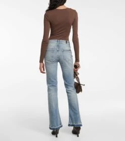 7 For All Mankind Mid-Rise Jeans Bootcut Tailorless 10 7 For All Mankind Mid-Rise Jeans Bootcut Tailorless -7 For All Mankind P00740971 b2