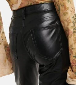 7 For All Mankind High-Rise-Hose Aus Lederimitat -7 For All Mankind P00740976 d2