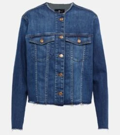 7 For All Mankind Jeansjacke Slim Illusion