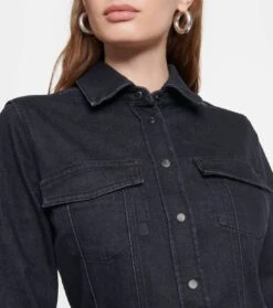 7 For All Mankind Hemdblusenkleid Luxe Aus Denim -7 For All Mankind P00745483 d1