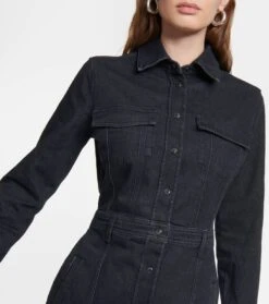 7 For All Mankind Hemdblusenkleid Luxe Aus Denim -7 For All Mankind P00745483 d2