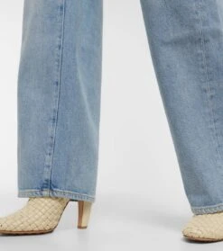 7 For All Mankind High-Rise Straight Jeans Tess Trouser -7 For All Mankind P00747448 d2