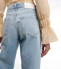 7 For All Mankind High-Rise Straight Jeans Tess Trouser -7 For All Mankind P00747448 d3