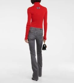 7 For All Mankind Mid-Rise Flared Jeans 9 7 For All Mankind Mid-Rise Flared Jeans -7 For All Mankind P00747497 b2