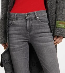 7 For All Mankind Mid-Rise Flared Jeans 10 7 For All Mankind Mid-Rise Flared Jeans -7 For All Mankind P00747497 d1