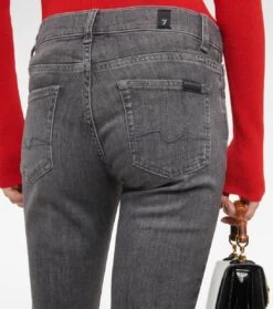 7 For All Mankind Mid-Rise Flared Jeans 11 7 For All Mankind Mid-Rise Flared Jeans -7 For All Mankind P00747497 d2